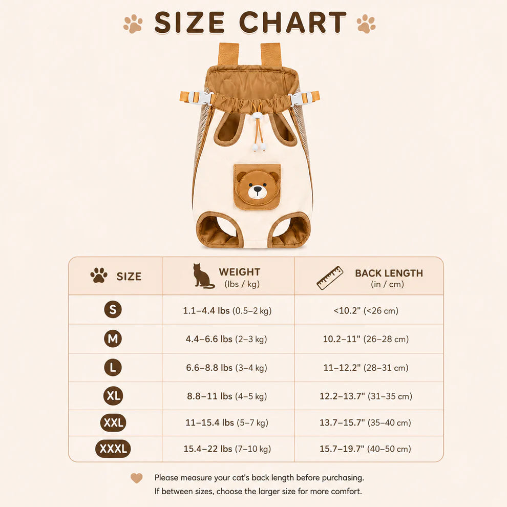 🐱 CozyCat™ Hands-Free Pet Carrier Backpack