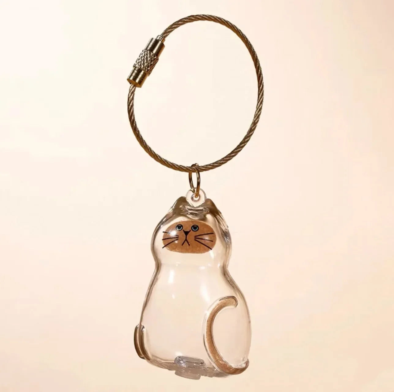 A Little Piece of You β Cat Fur Memorial Keychain