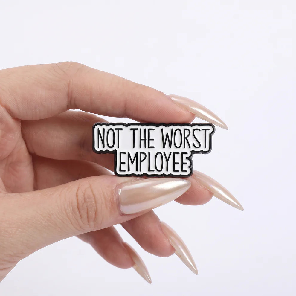 Emotional Support Coworker" Enamel Pin