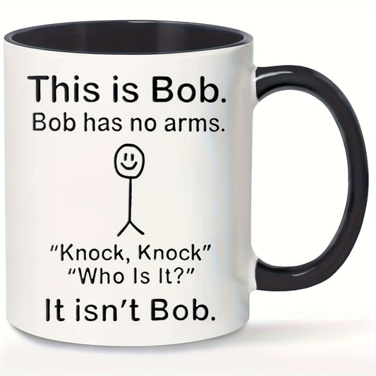 Funny Knock Knock Joke Mug