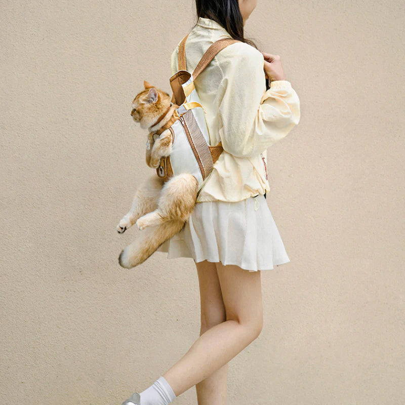 🐱 CozyCat™ Hands-Free Pet Carrier Backpack