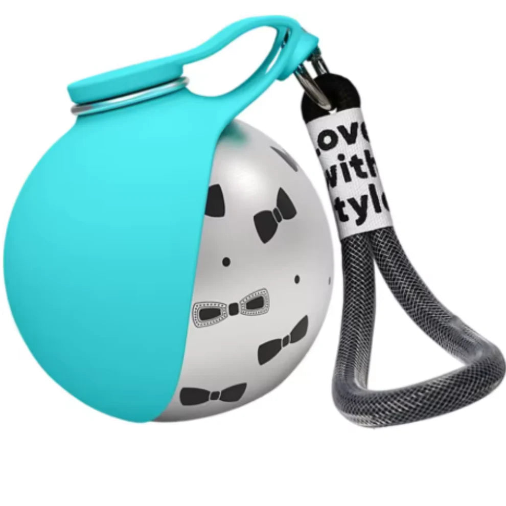 2-in-1 Portable Dog Water Bottle with Foldable Bowl