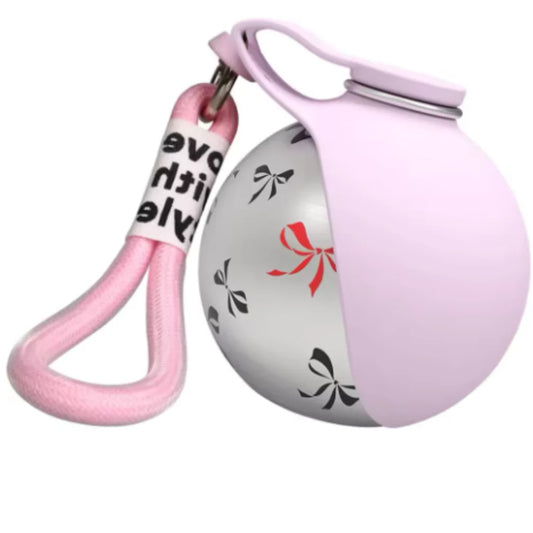 2-in-1 Portable Dog Water Bottle with Foldable Bowl