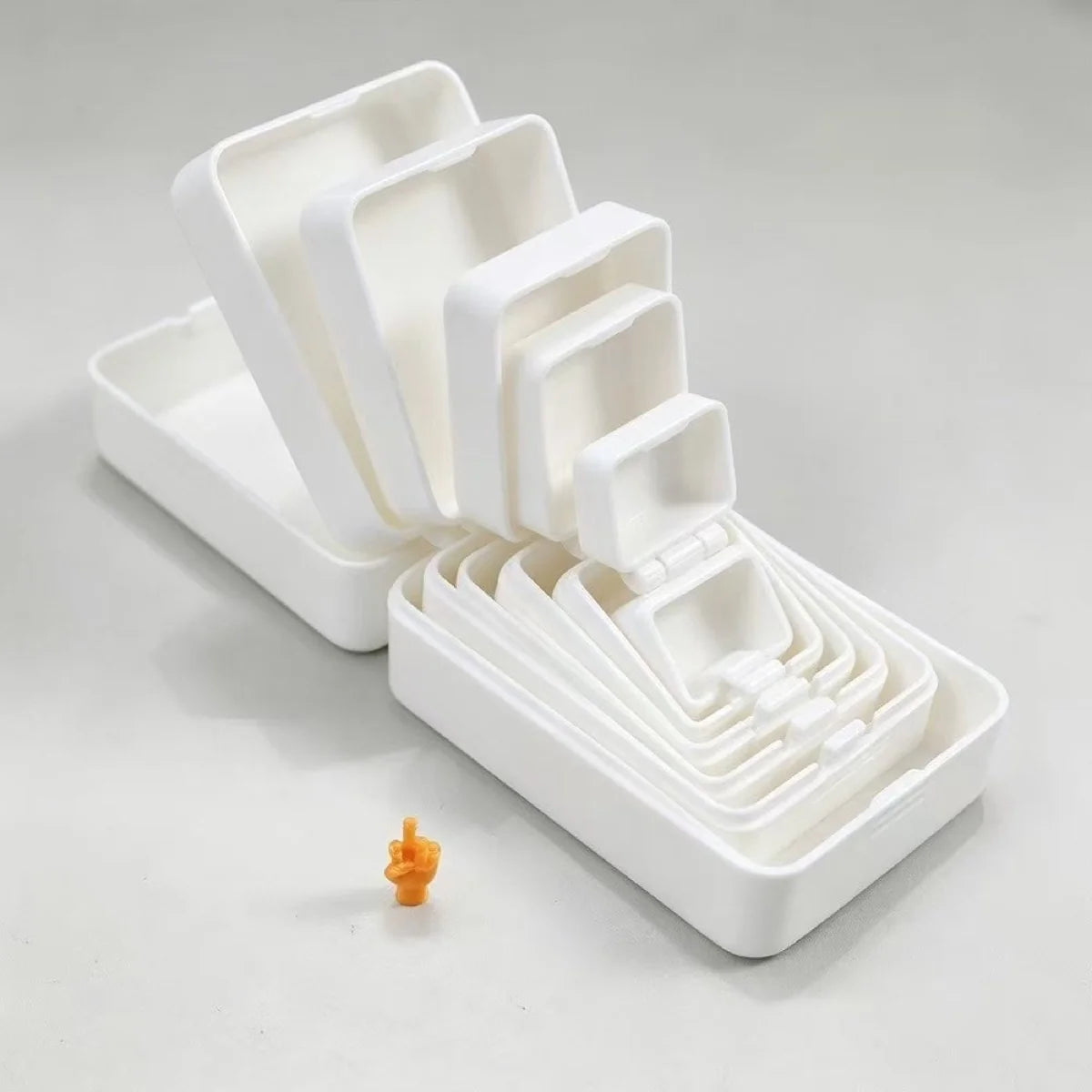7-Layer 3D Printed Nesting Surprise Box with Hidden Middle Finger