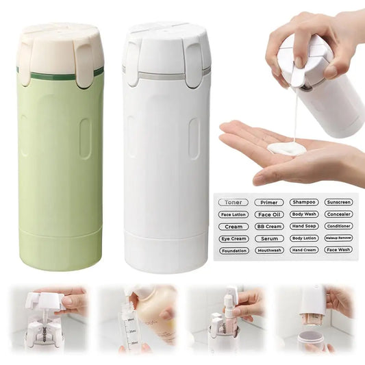 4-in-1 Leakproof Travel Dispenser Bottle