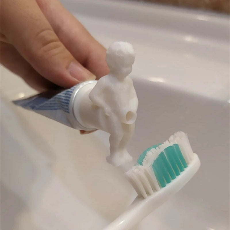 Creative Toothpaste Squeezer – Funny Pee Boy Bathroom Gadget