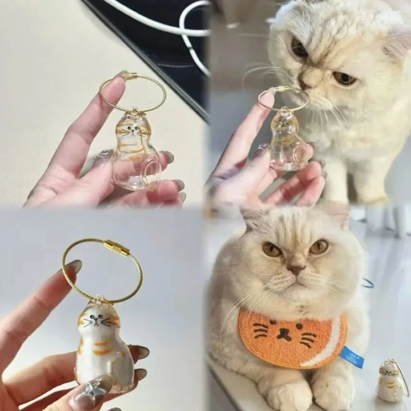 A Little Piece of You – Cat Fur Memorial Keychain