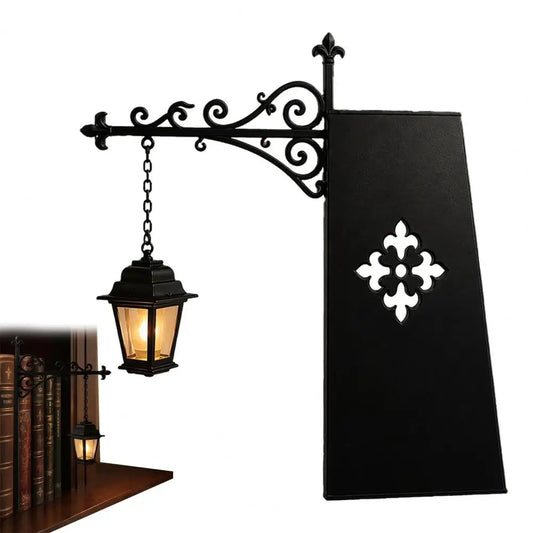 Library Lantern Bookshelf Light – Vintage LED Book Nook Lamp