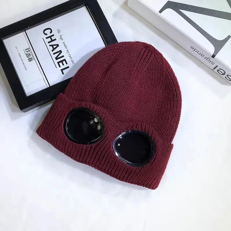 USINEX Goggle Knit Beanie 🕶️
