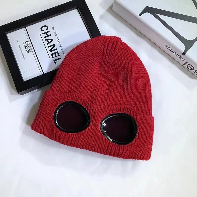 USINEX Goggle Knit Beanie 🕶️
