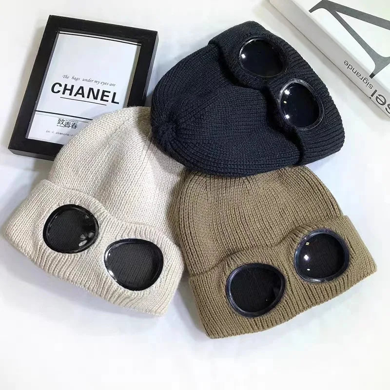 USINEX Goggle Knit Beanie 🕶️