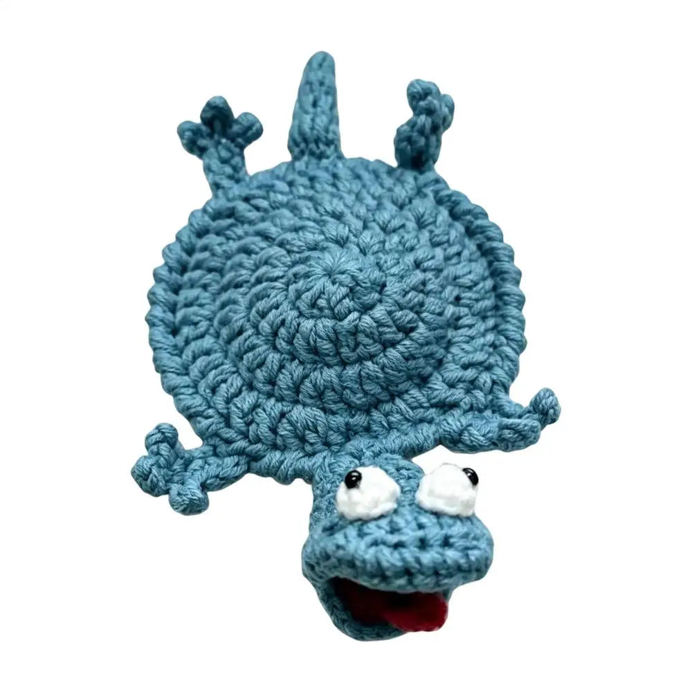 Handmade Crochet Lizard Coaster