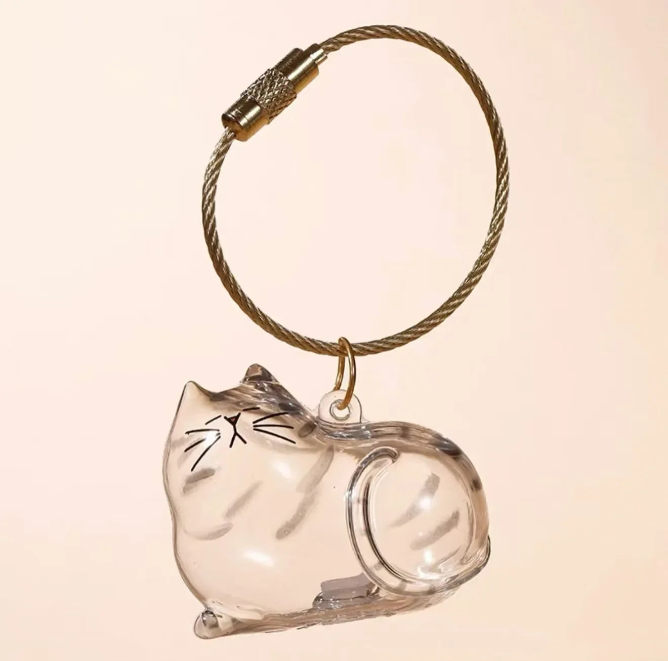A Little Piece of You – Cat Fur Memorial Keychain