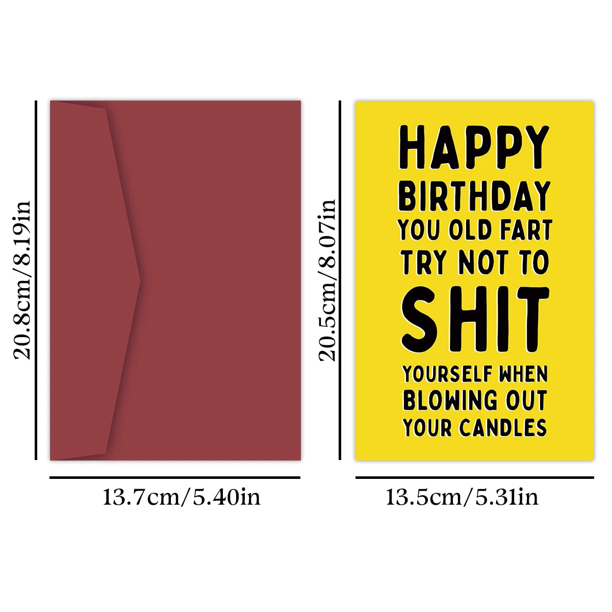 Funny Happy Birthday Card