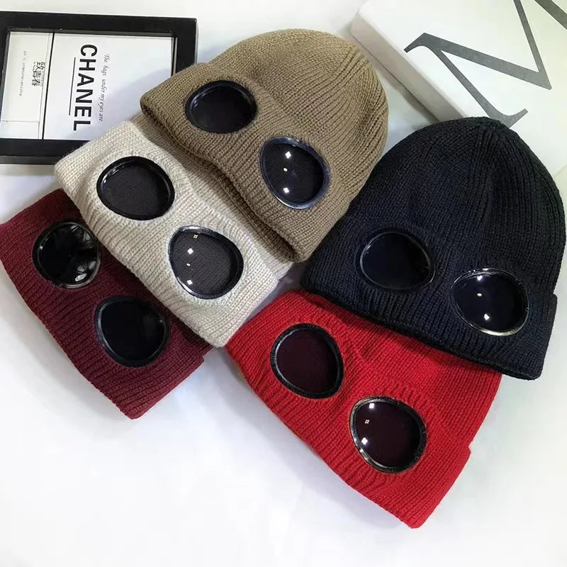 USINEX Goggle Knit Beanie 🕶️
