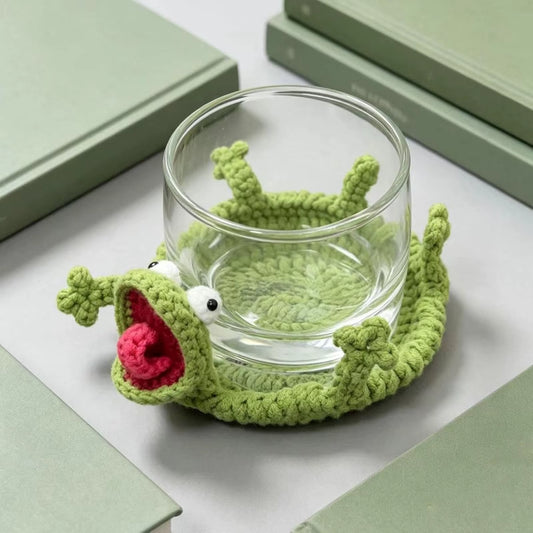 Handmade Crochet Lizard Coaster