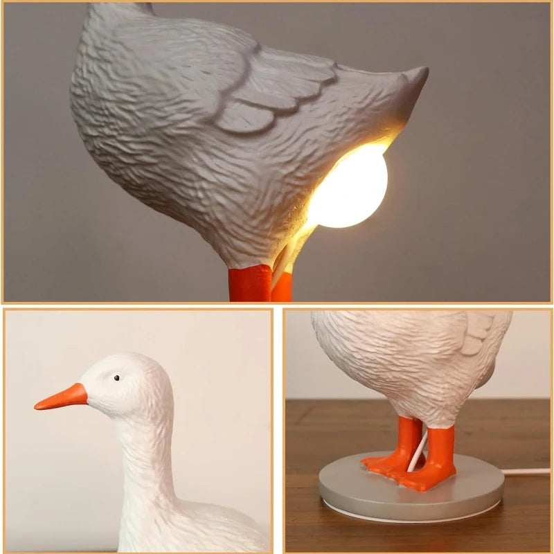 Duck Laying Egg Lamp