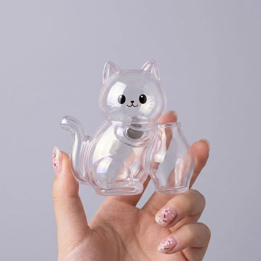 Transparent Cat Hair Storage Whiskers Collector