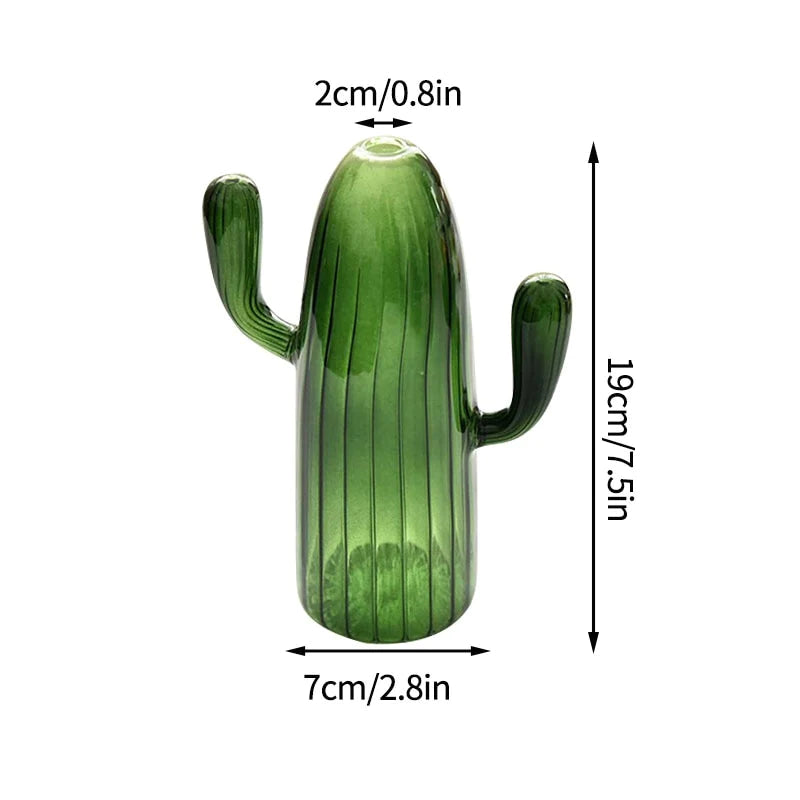 Crystal Cacti Vase - Set of 3