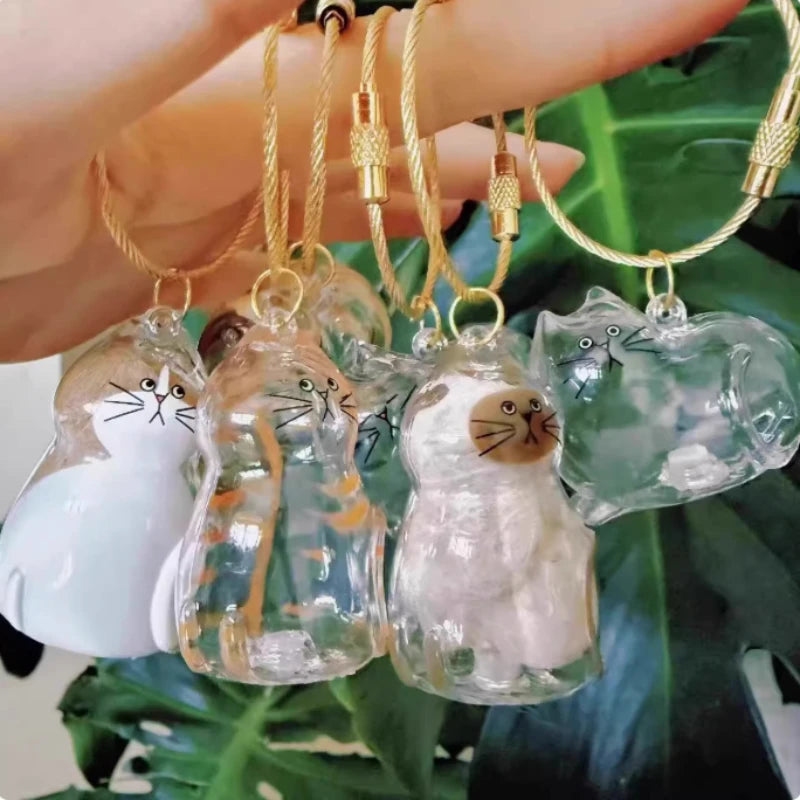 A Little Piece of You – Cat Fur Memorial Keychain