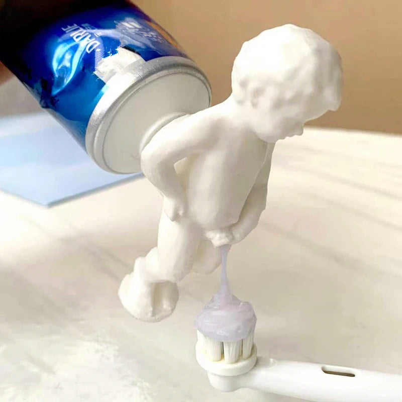 Creative Toothpaste Squeezer – Funny Pee Boy Bathroom Gadget