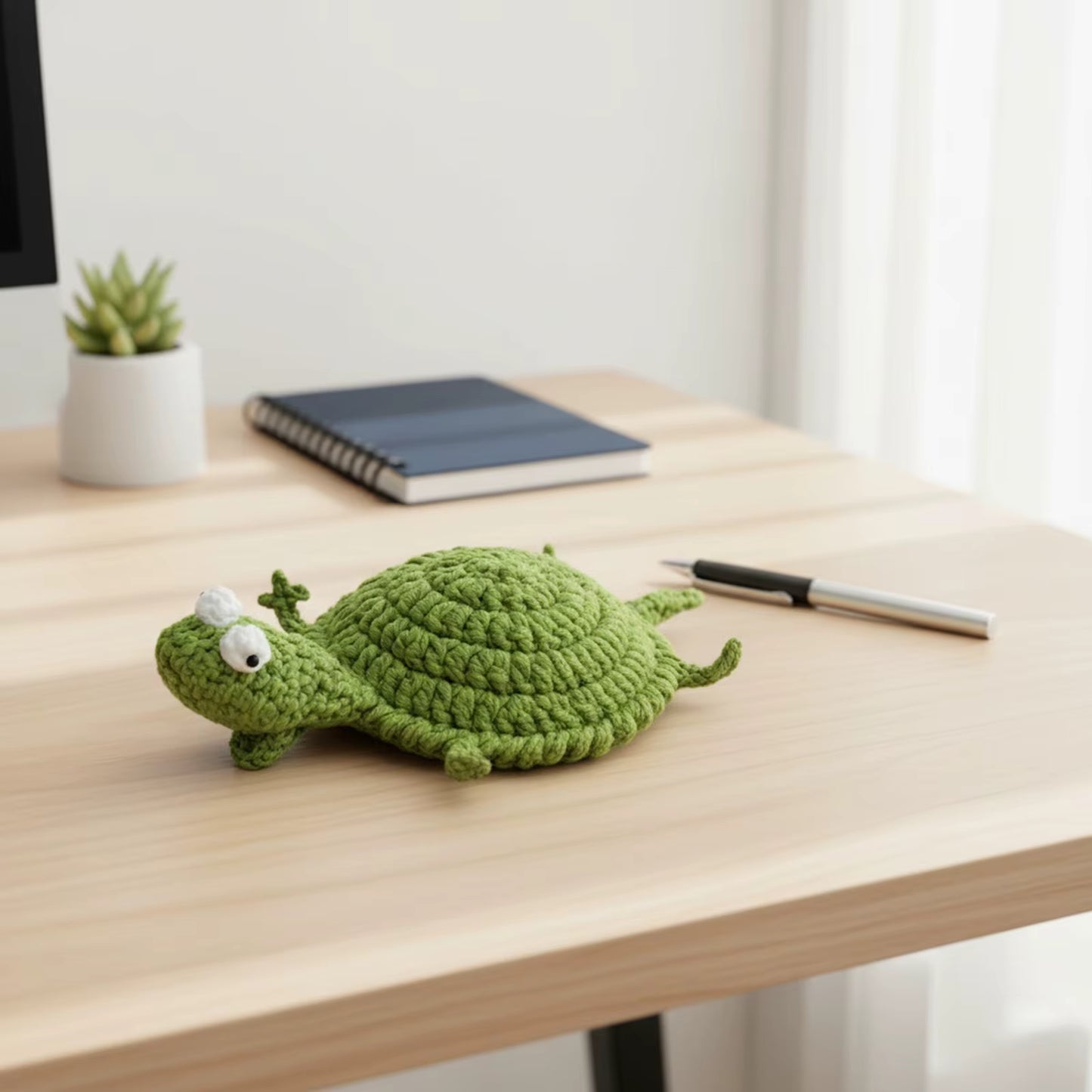 Handmade Crochet Lizard Coaster