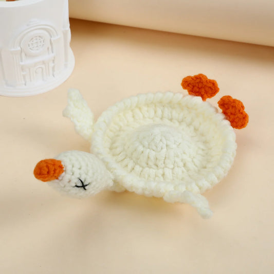 Handmade Crochet Duck Coaster