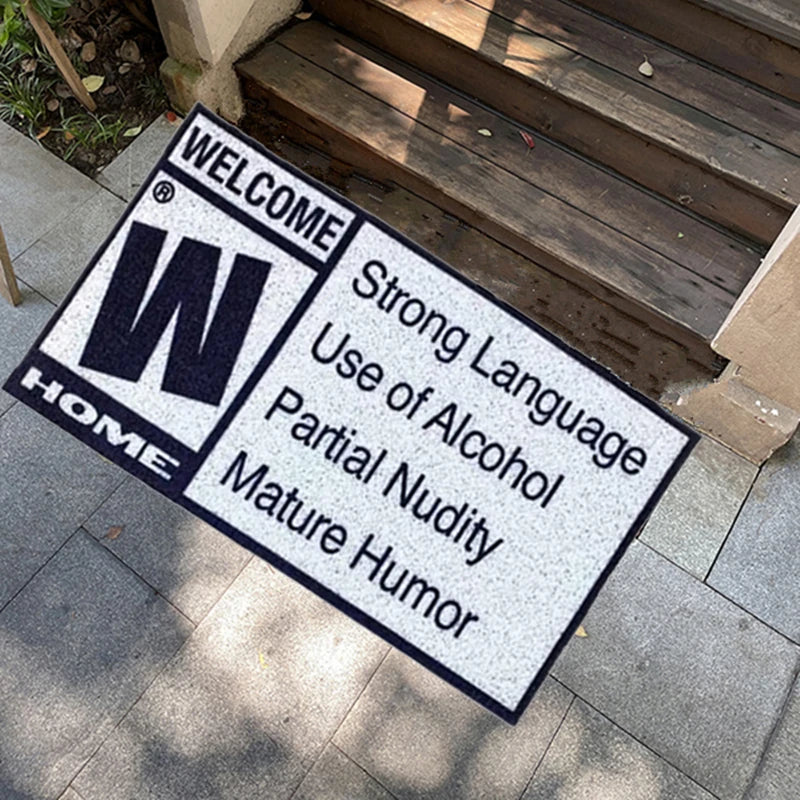 Funny “W Home” Welcome Doormat