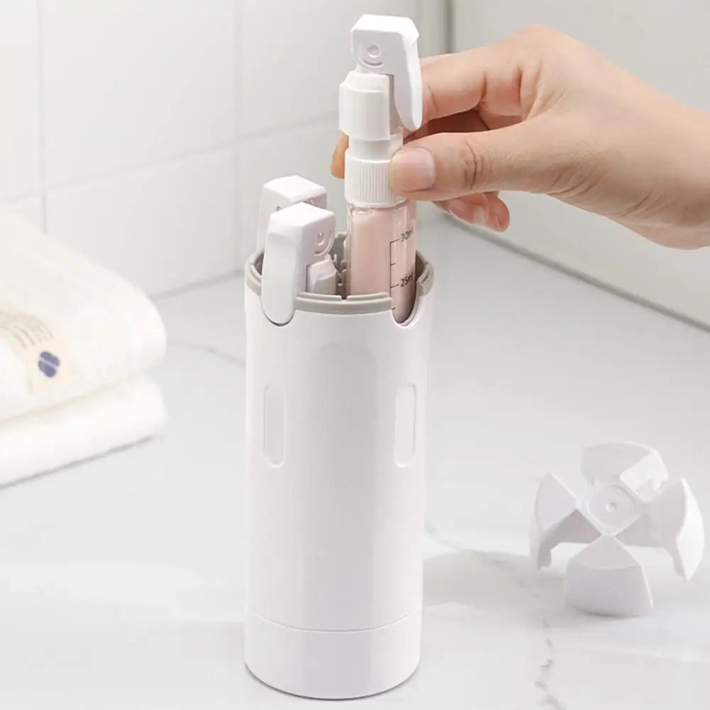 4-in-1 Leakproof Travel Dispenser Bottle
