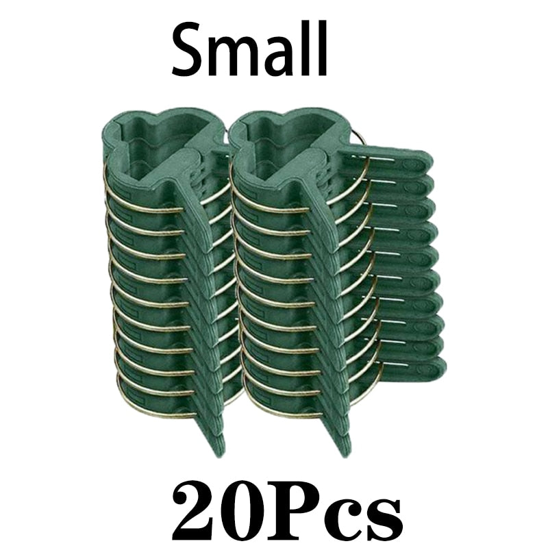 20Pcs Green Garden Plant Fixed Clips