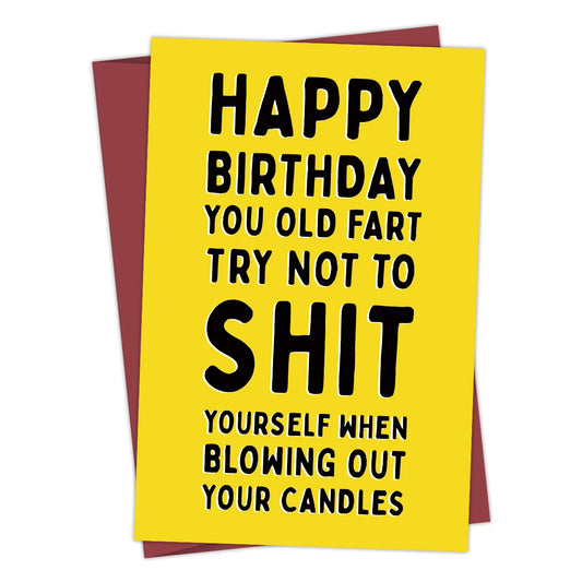 Funny Happy Birthday Card
