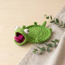 Handmade Crochet Lizard Coaster